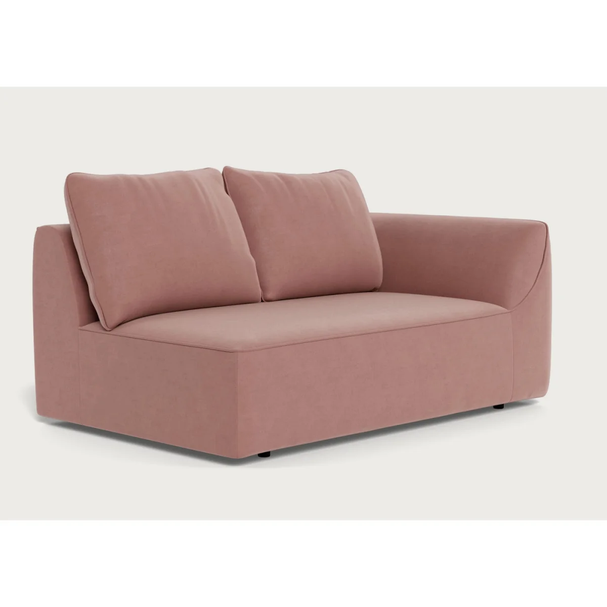 Heal's Morven Right Hand Facing 2 Seater Unit Melton Wool Red Oxide – image 4