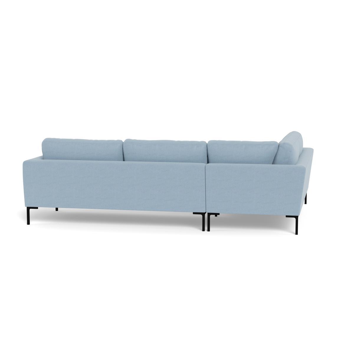 Heal's Eton Left Hand Facing Corner Sofa Capelo LinenCotton Sea Shanty Black Feet - Heal's UK Furniture – image 5