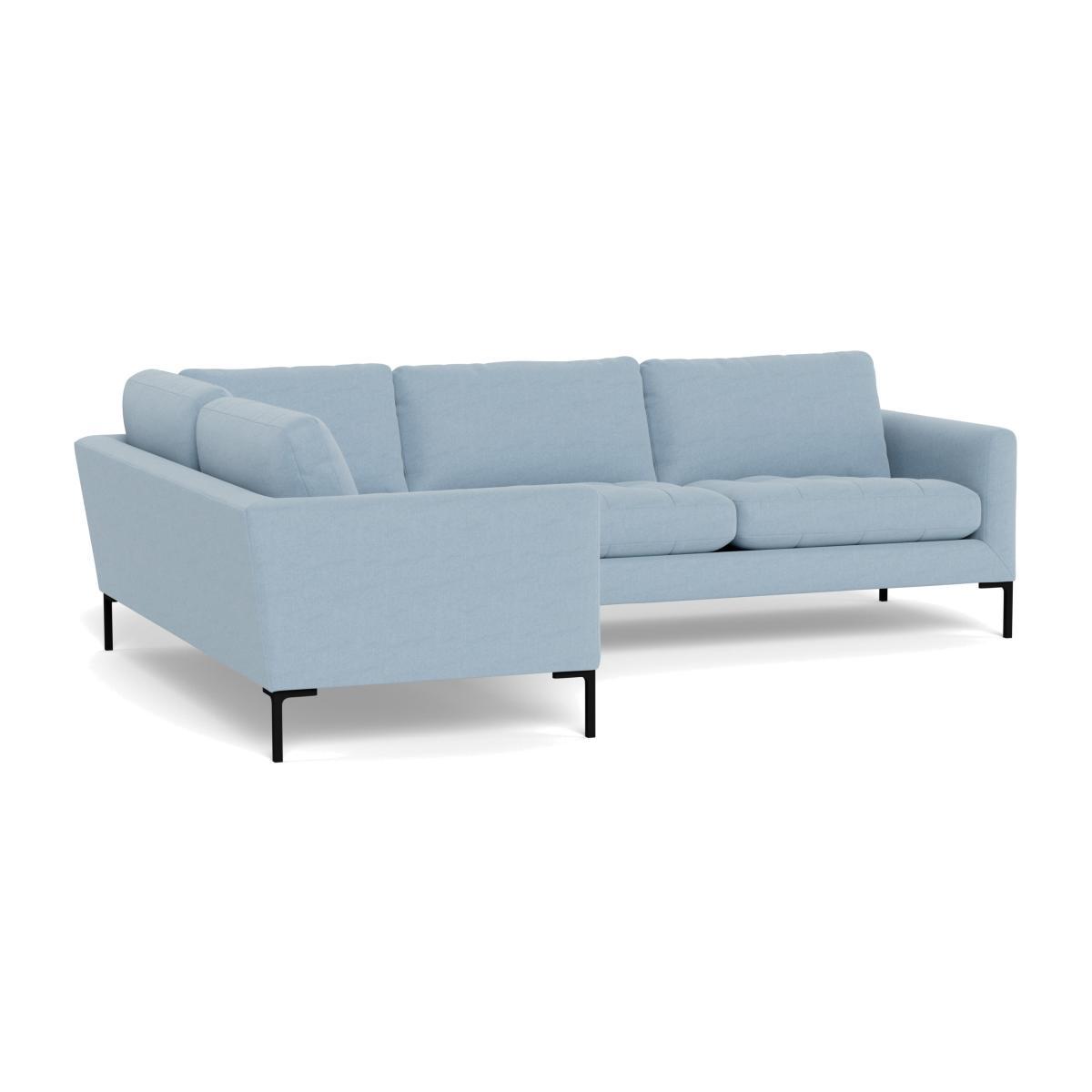 Heal's Eton Left Hand Facing Corner Sofa Capelo LinenCotton Sea Shanty Black Feet - Heal's UK Furniture – image 1