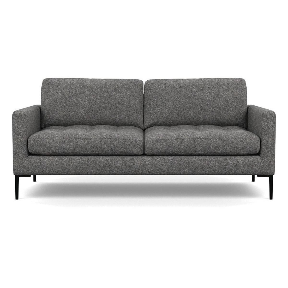 Heal's Eton Left Hand Facing Corner Sofa Broad Weave Tin Brass Feet - Heal's UK Furniture – image 18