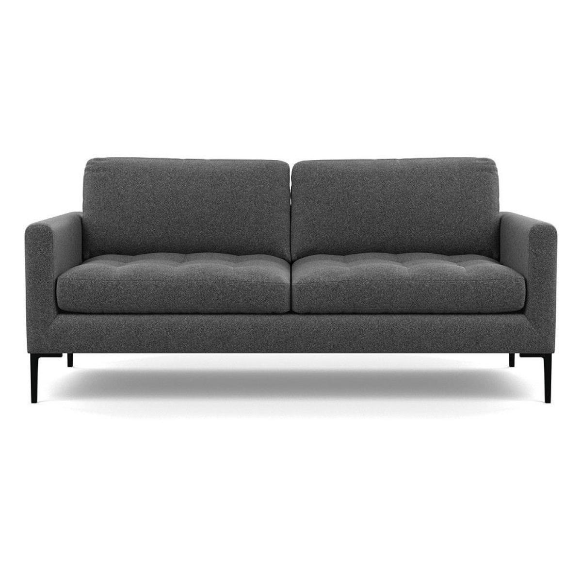 Heal's Eton Left Hand Facing Corner Sofa Broad Weave Tin Brass Feet - Heal's UK Furniture – image 39