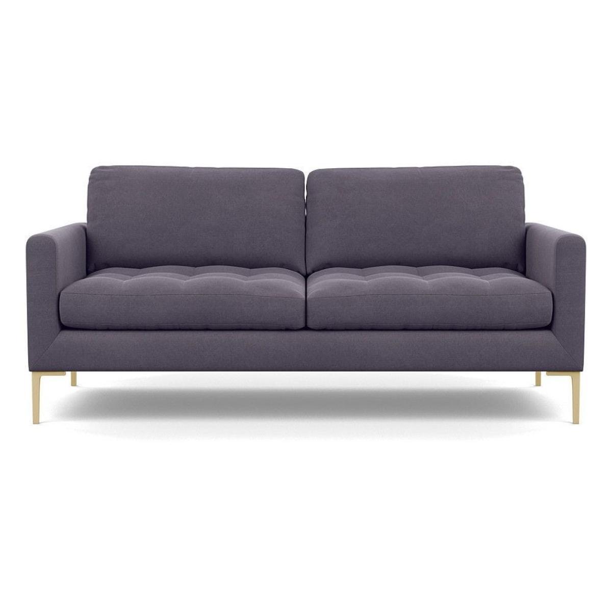 Heal's Eton Left Hand Facing Corner Sofa Broad Weave Tin Brass Feet - Heal's UK Furniture – image 47