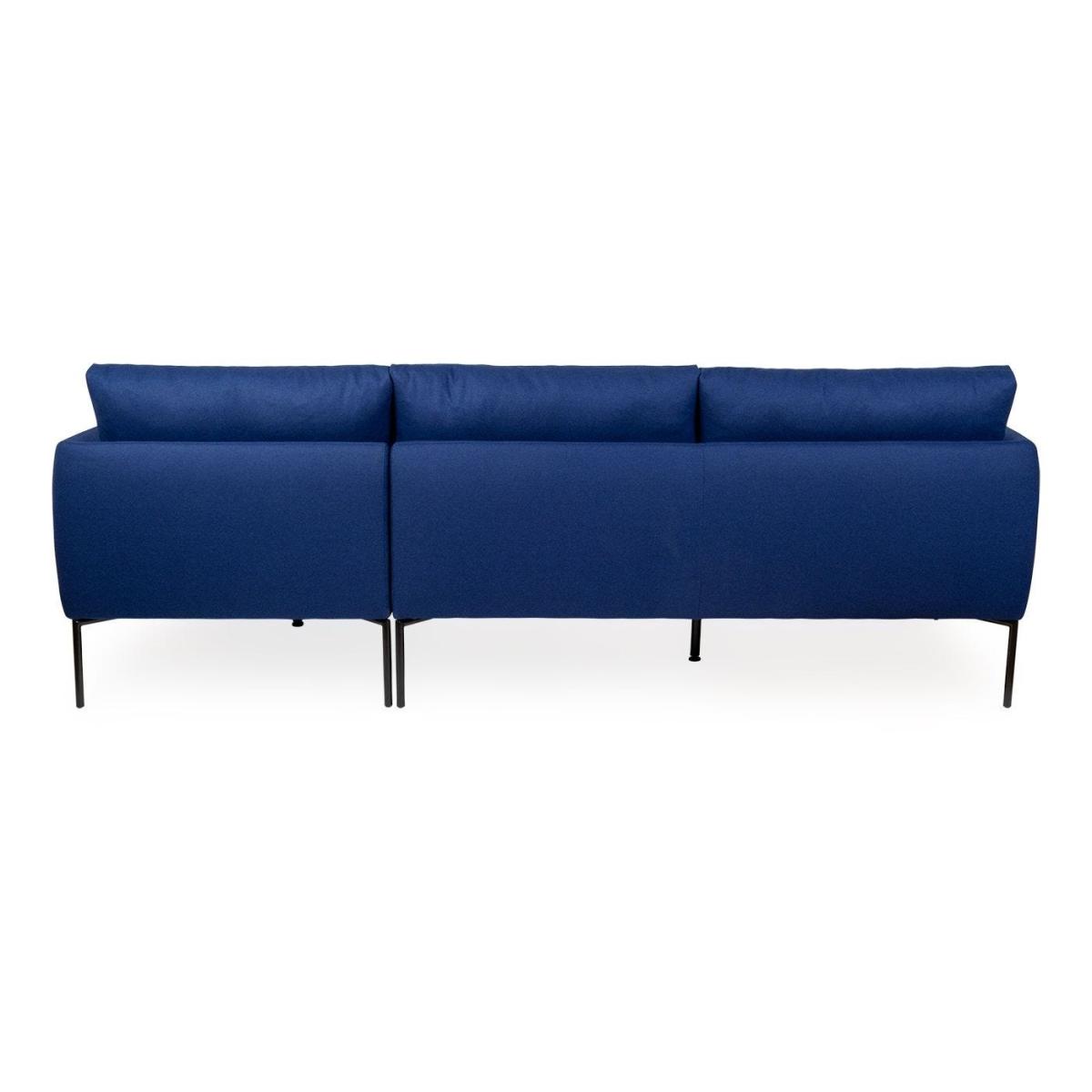 Heal's Matera Right Hand Facing Chaise Sofa Loop Boucle Sky Black Feet – image 13