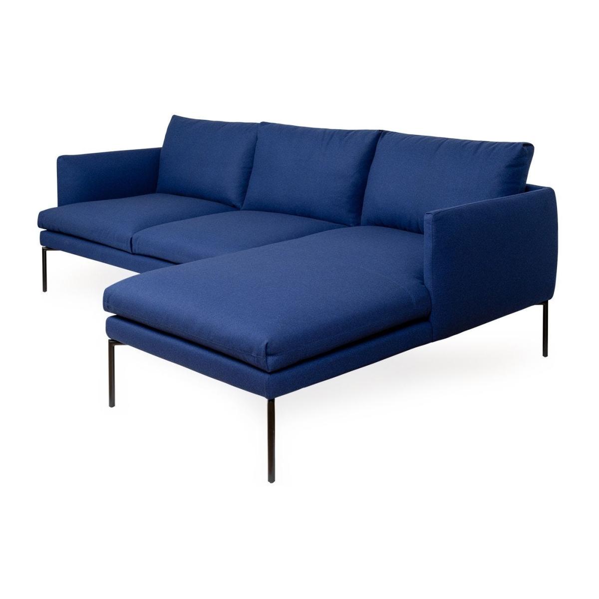 Heal's Matera Right Hand Facing Chaise Sofa Loop Boucle Sky Black Feet – image 14