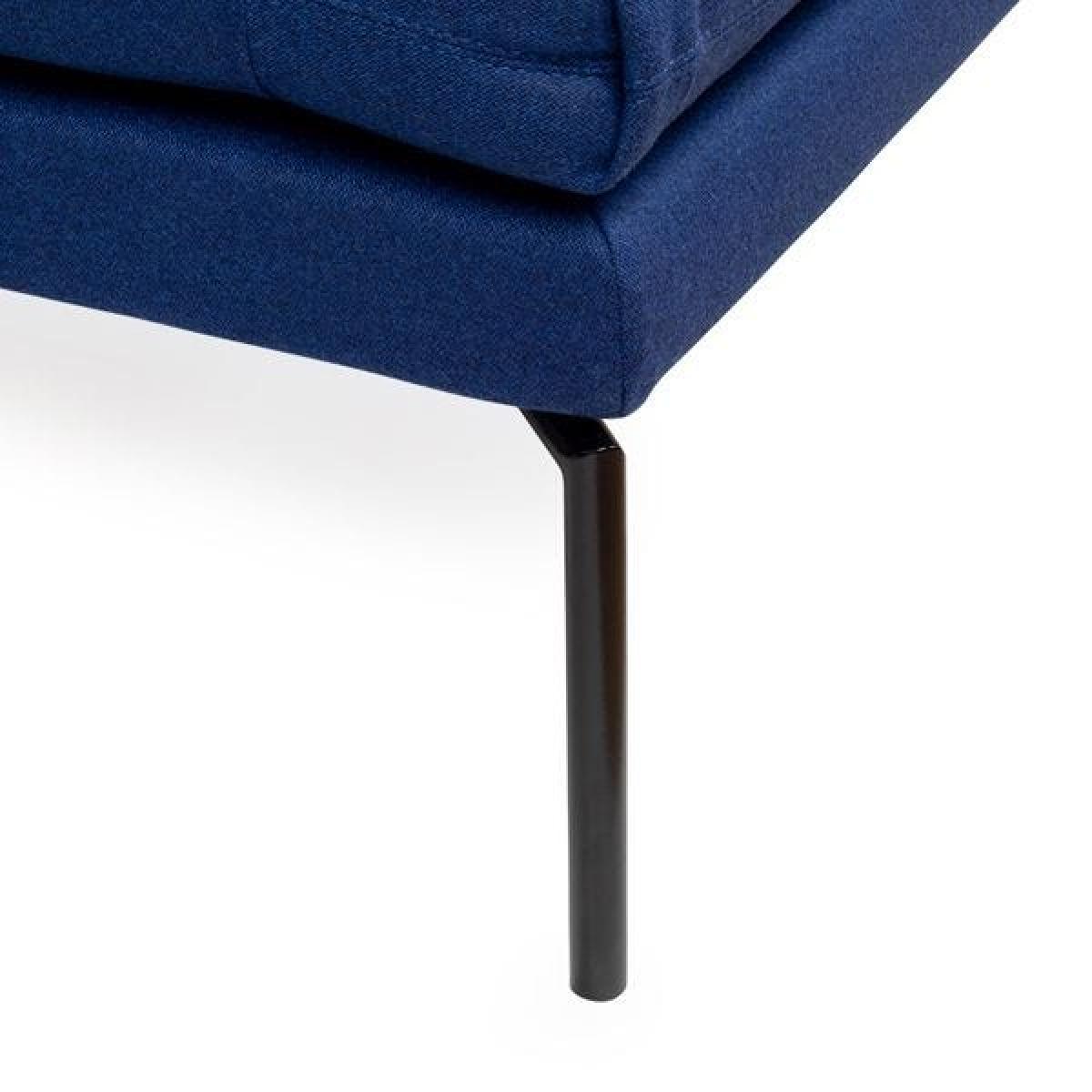 Heal's Matera Right Hand Facing Chaise Sofa Loop Boucle Sky Black Feet – image 4