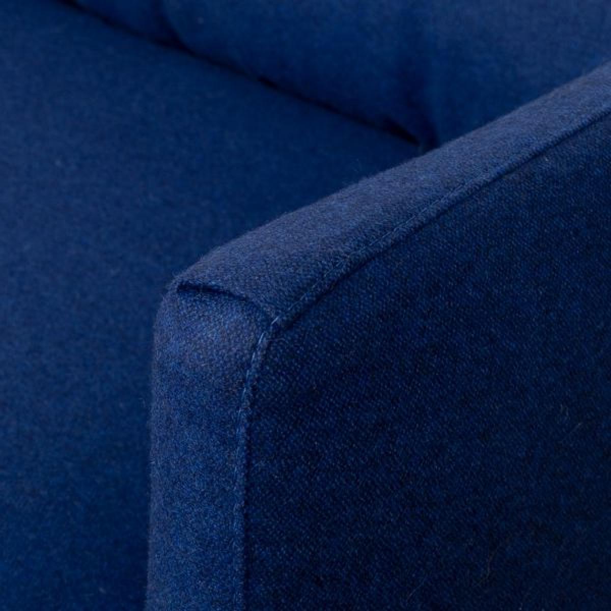Heal's Matera Right Hand Facing Chaise Sofa Loop Boucle Sky Black Feet – image 6