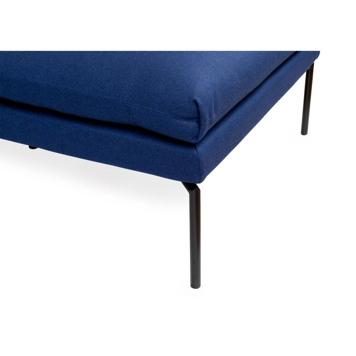 Heal's Matera Right Hand Facing Chaise Sofa Loop Boucle Sky Black Feet – image 7