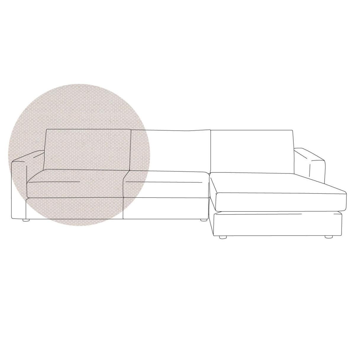 Heal's Nimbus II 4 Seater Corner Chaise RHF Brushed Cotton Cadet Black Feet - Heal's UK Furniture – image 16