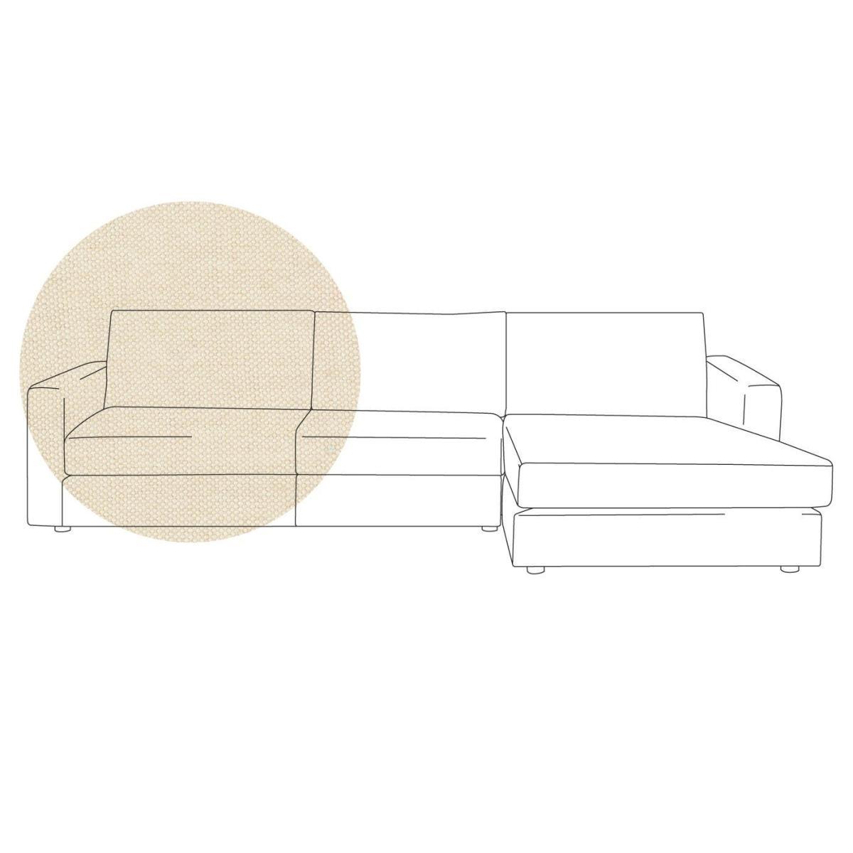 Heal's Nimbus II 4 Seater Corner Chaise RHF Brushed Cotton Cadet Black Feet - Heal's UK Furniture – image 18