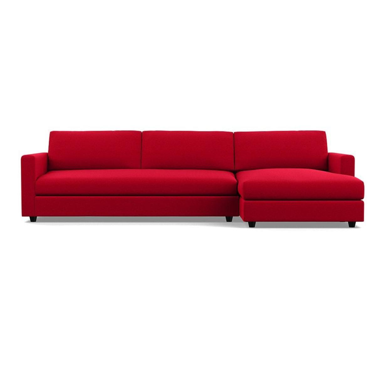 Heal's Nimbus II 4 Seater Corner Chaise RHF Brushed Cotton Cadet Black Feet - Heal's UK Furniture – image 29