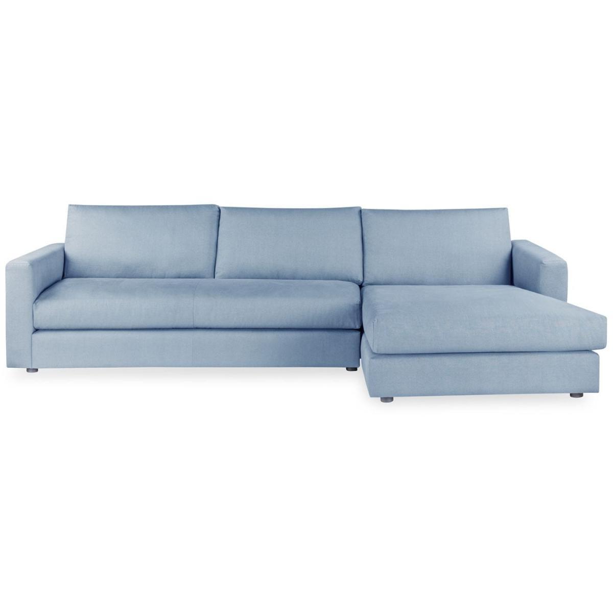 Heal's Nimbus II 4 Seater Corner Chaise RHF Brushed Cotton Cadet Black Feet - Heal's UK Furniture – image 40