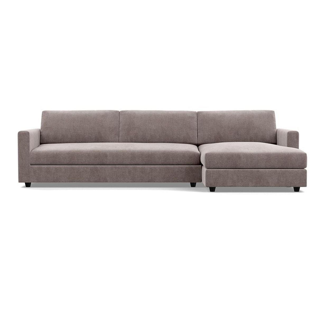 Heal's Nimbus II 4 Seater Corner Chaise RHF Brushed Cotton Cadet Black Feet - Heal's UK Furniture – image 43