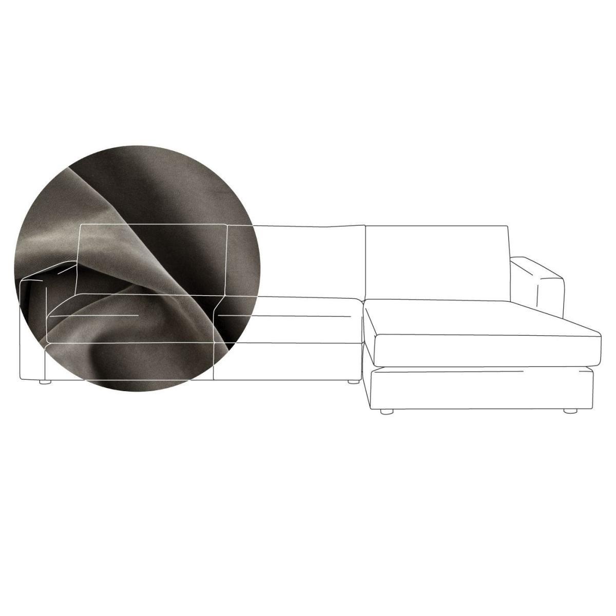 Heal's Nimbus II 4 Seater Corner Chaise RHF Brushed Cotton Cadet Black Feet - Heal's UK Furniture – image 7