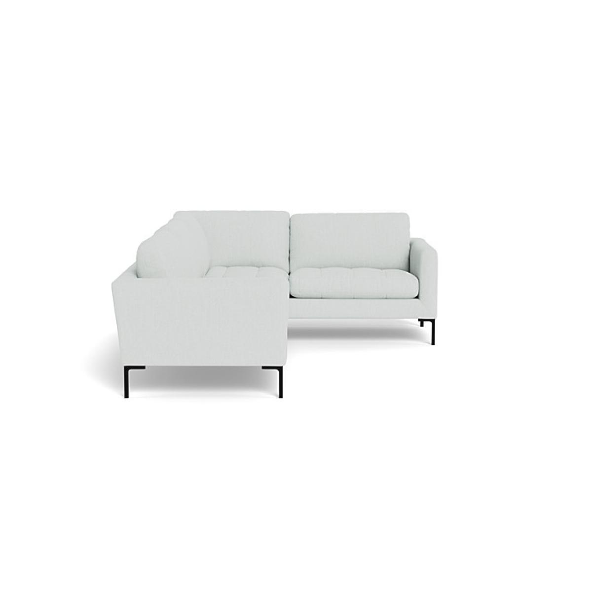 Heal's Eton RHF Corner Sofa Smart Velvet Artichoke Black - Heal's UK Furniture – image 3