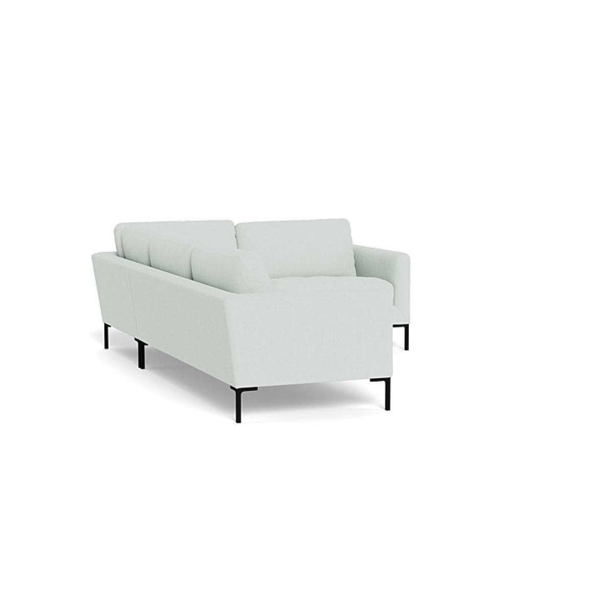 Heal's Eton RHF Corner Sofa Smart Velvet Artichoke Black - Heal's UK Furniture – image 4