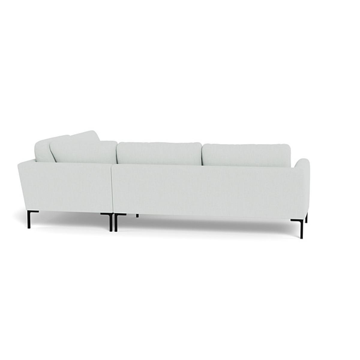 Heal's Eton RHF Corner Sofa Smart Velvet Artichoke Black - Heal's UK Furniture – image 5