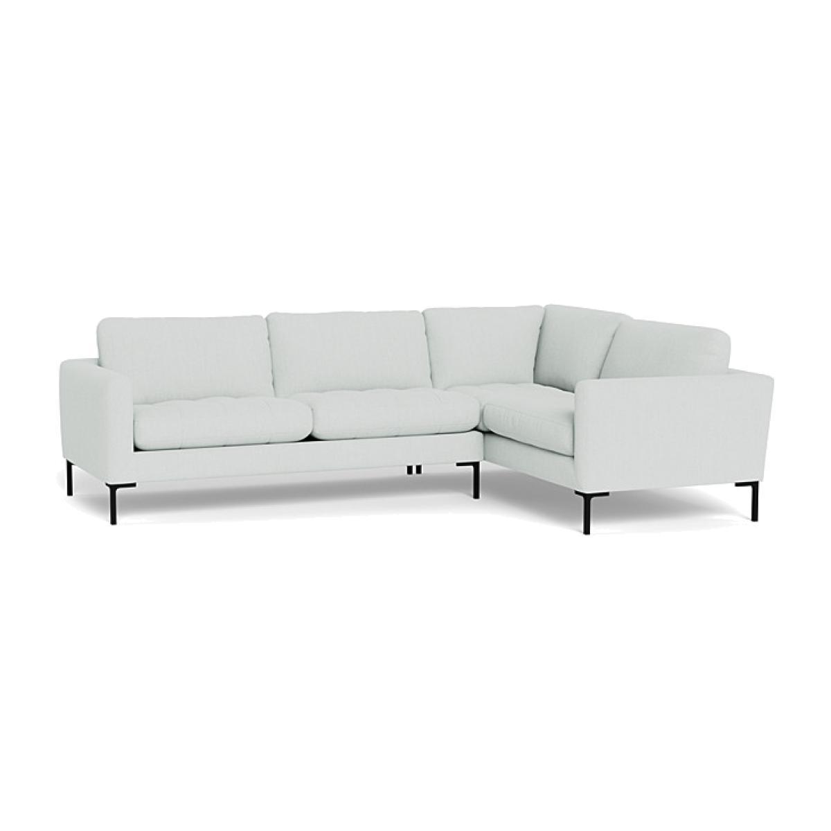Heal's Eton RHF Corner Sofa Smart Velvet Artichoke Black - Heal's UK Furniture – image 1