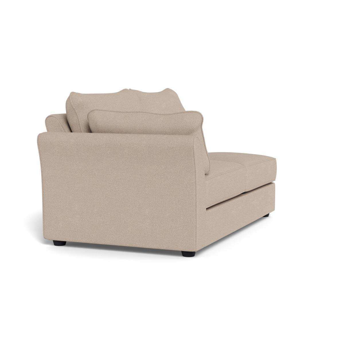 Heal's Tailor Medium Unit Left Hand Facing Boucle Tweed Pearl Natural Beech Feet – image 2