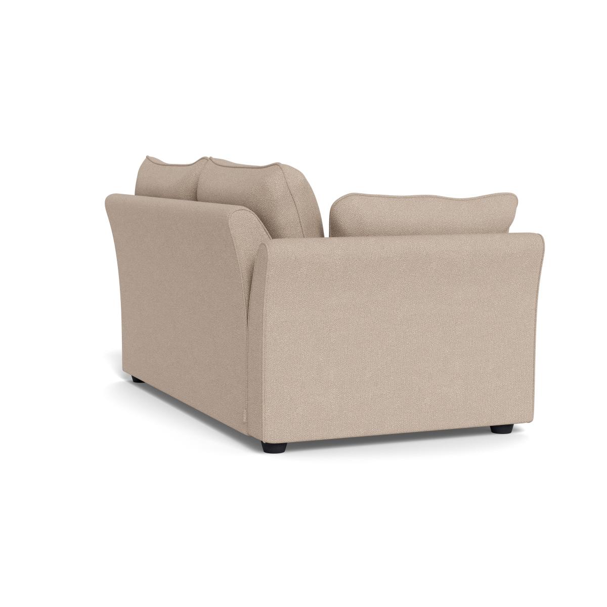 Heal's Tailor Medium Unit Left Hand Facing Boucle Tweed Pearl Natural Beech Feet – image 4