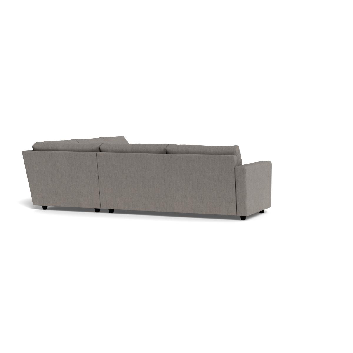 Heal's Nimbus II Large Corner Sofa Broad Weave Pebble – image 2