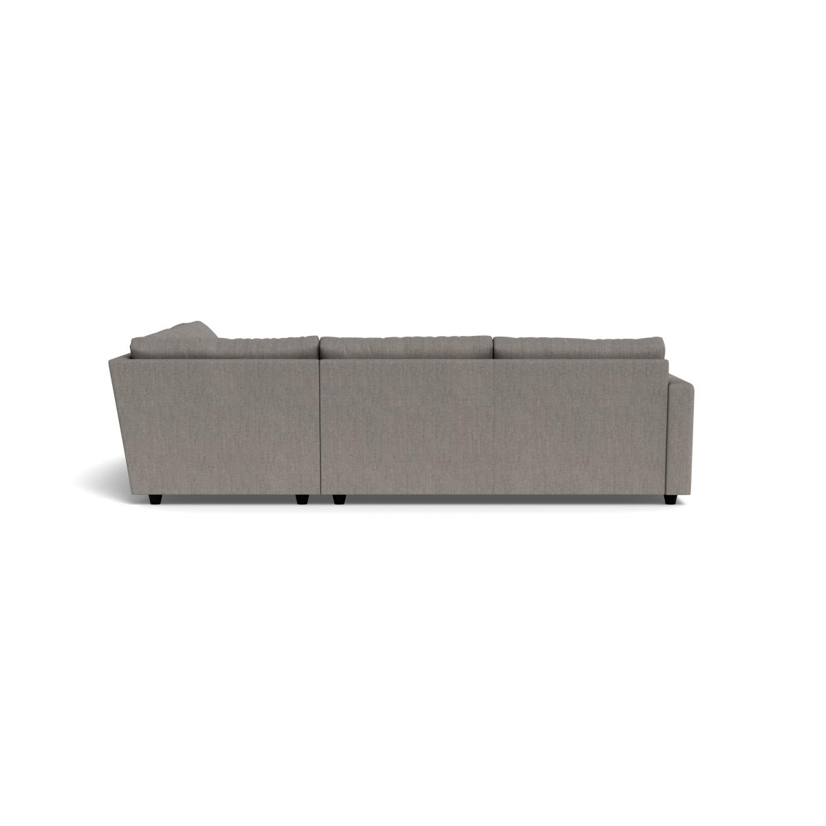 Heal's Nimbus II Large Corner Sofa Broad Weave Pebble – image 3