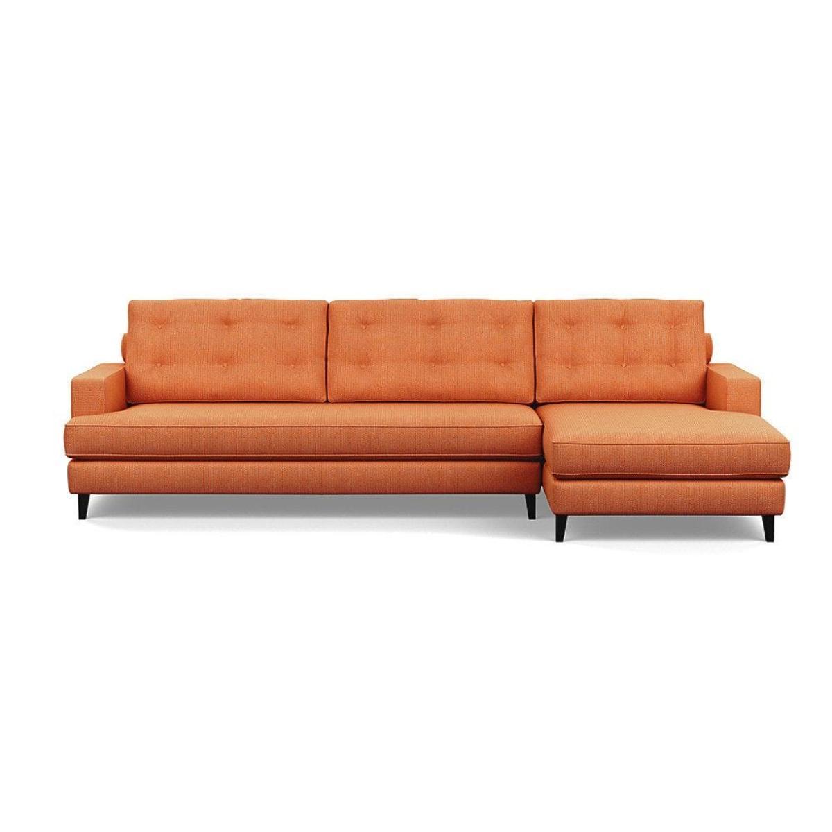Heal's Mistral Right Hand Corner Sofa Cotton Grain Black Feet - Heal's UK Furniture – image 13