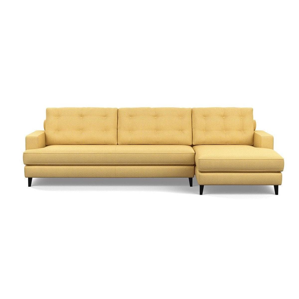 Heal's Mistral Right Hand Corner Sofa Cotton Grain Black Feet - Heal's UK Furniture – image 8