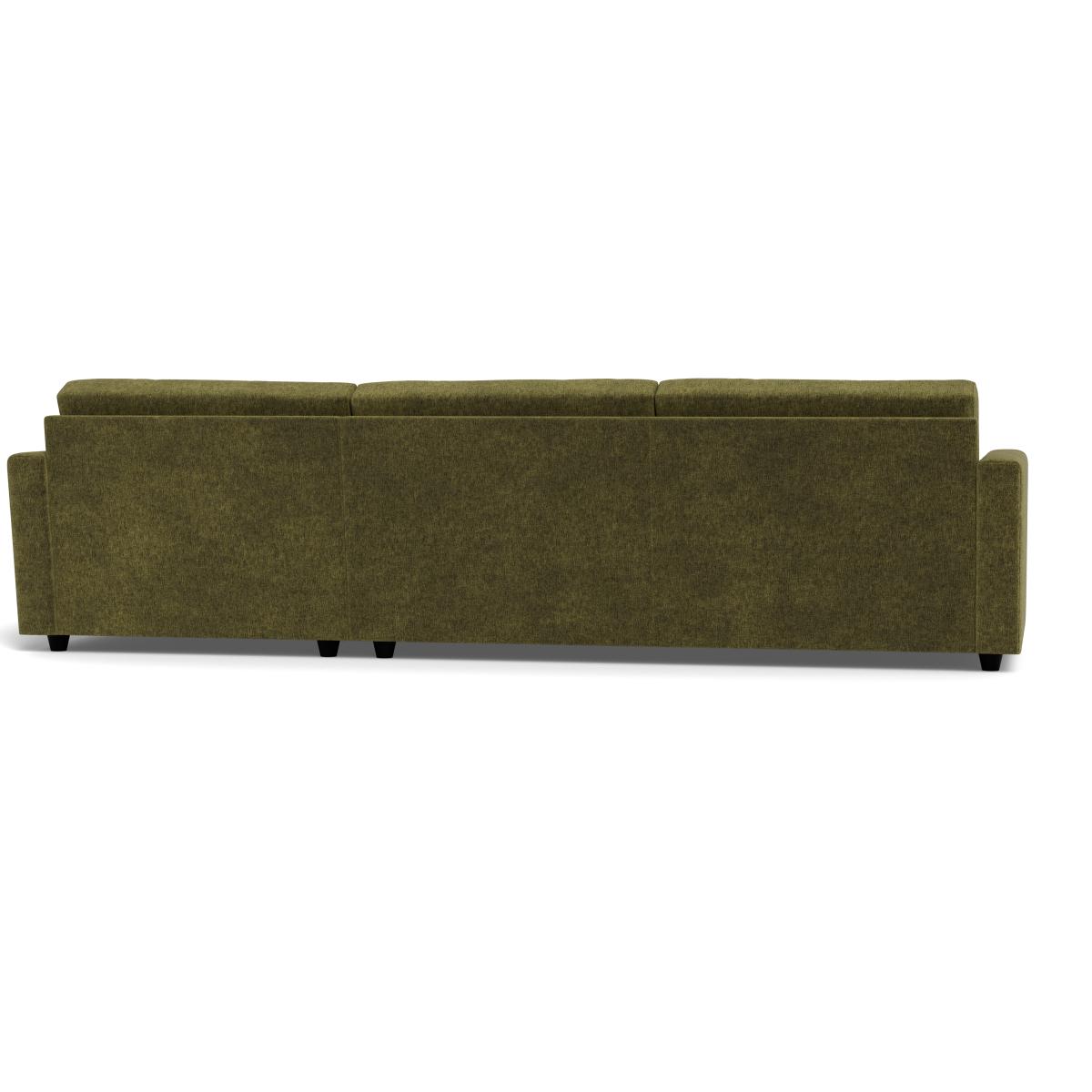 Heal's Nimbus II 4 Str Corner Chaise RHF Boucle Velvet Wilder Black Feet – image 5