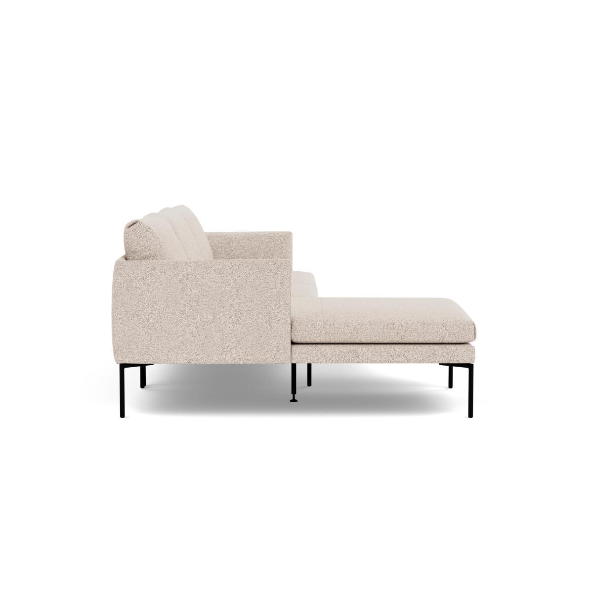 Heal's Matera Corner Chaise Sofa LHF Loop Boucle Taupe Black Feet - Heal's UK Furniture – image 3