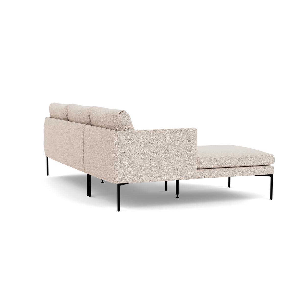Heal's Matera Corner Chaise Sofa LHF Loop Boucle Taupe Black Feet - Heal's UK Furniture – image 4
