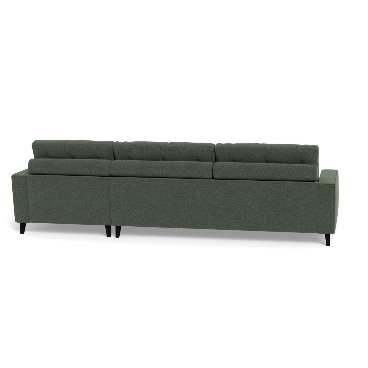 Heal's Mistral Right Hand Facing Corner Sofa Cotton Pewter Black Feet - Heal's UK Furniture – image 5