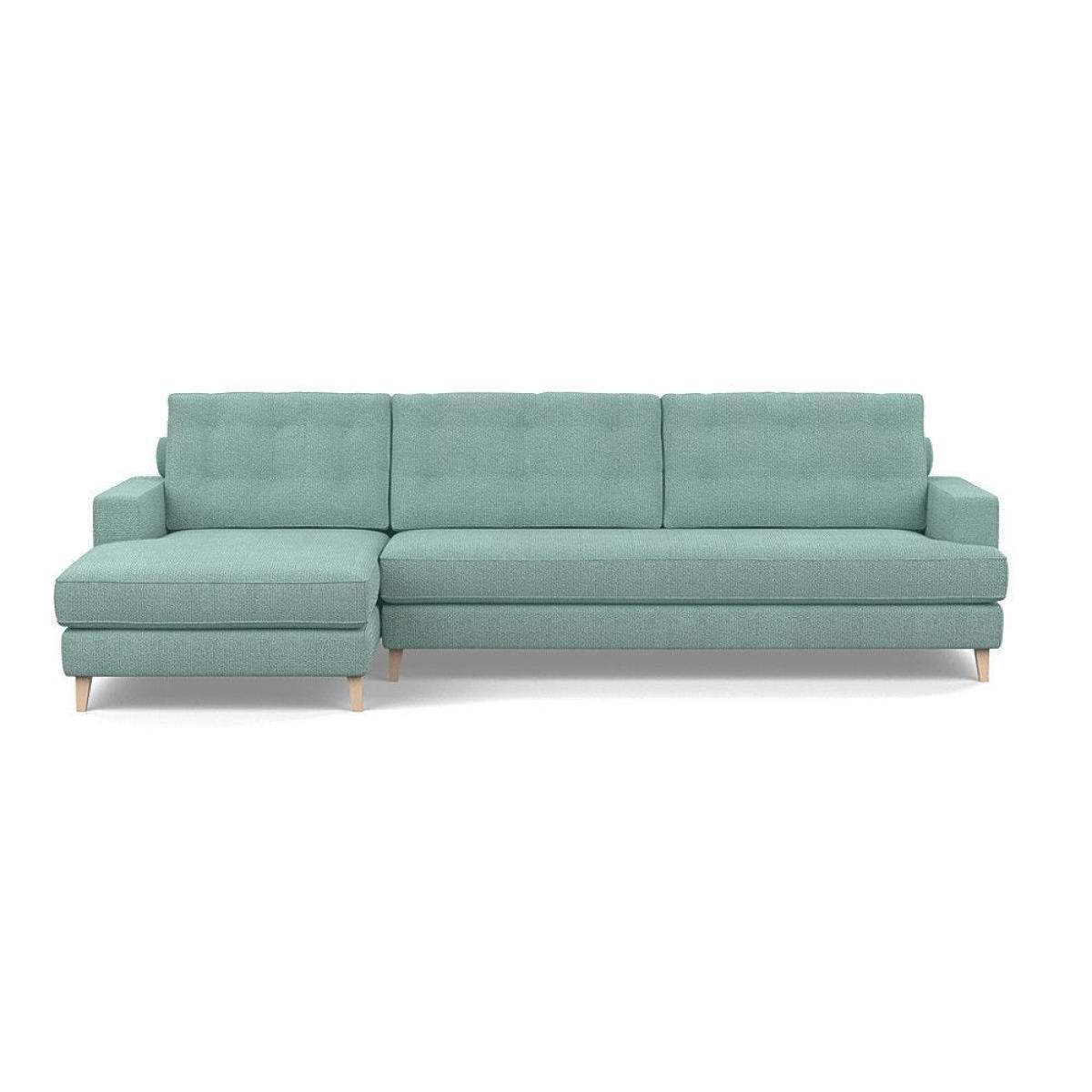 Heal's Mistral Left Hand Facing Corner Sofa Smart Velvet Jade Natural Feet - Heal's UK Furniture – image 35
