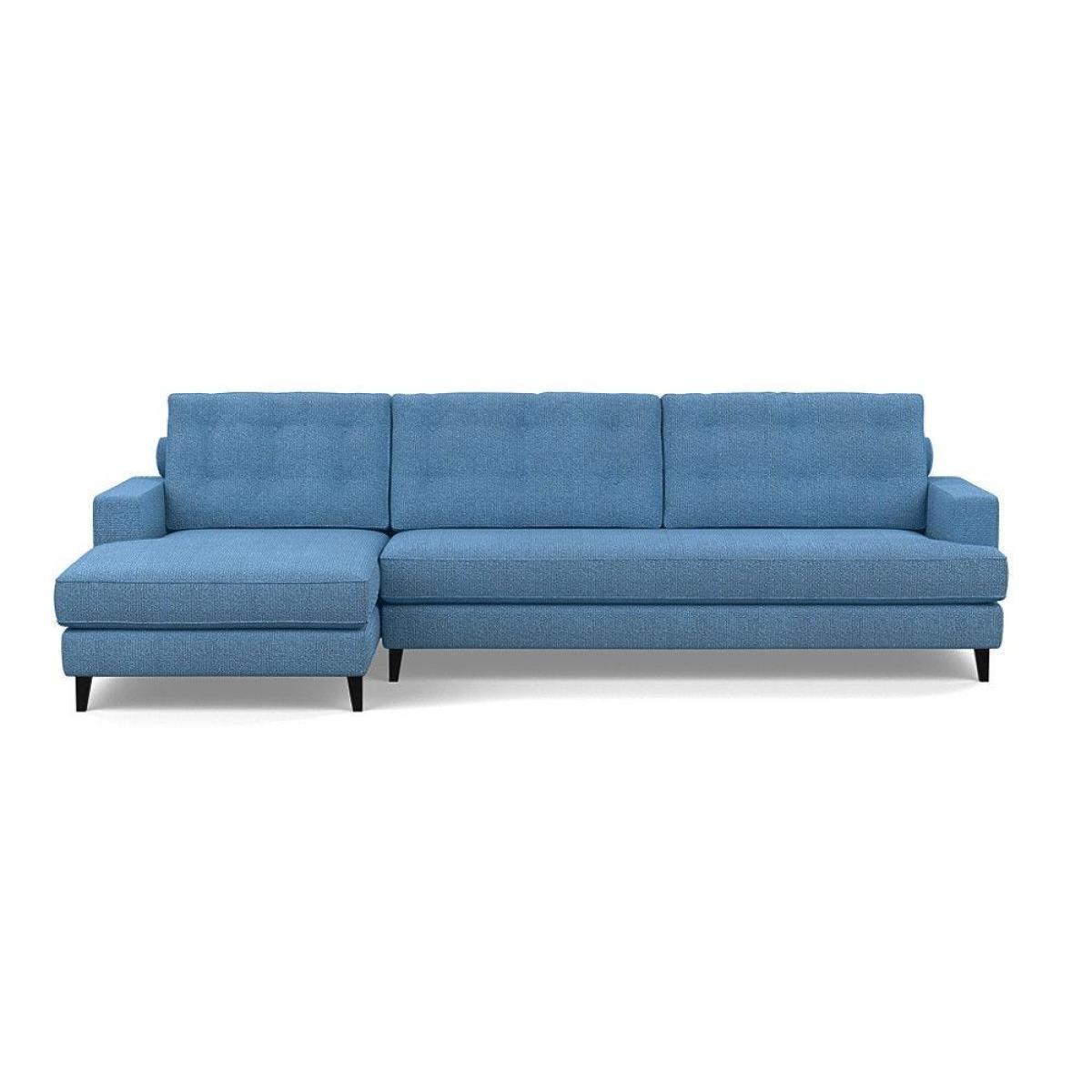 Heal's Mistral Left Hand Facing Corner Sofa Smart Velvet Jade Natural Feet - Heal's UK Furniture – image 9