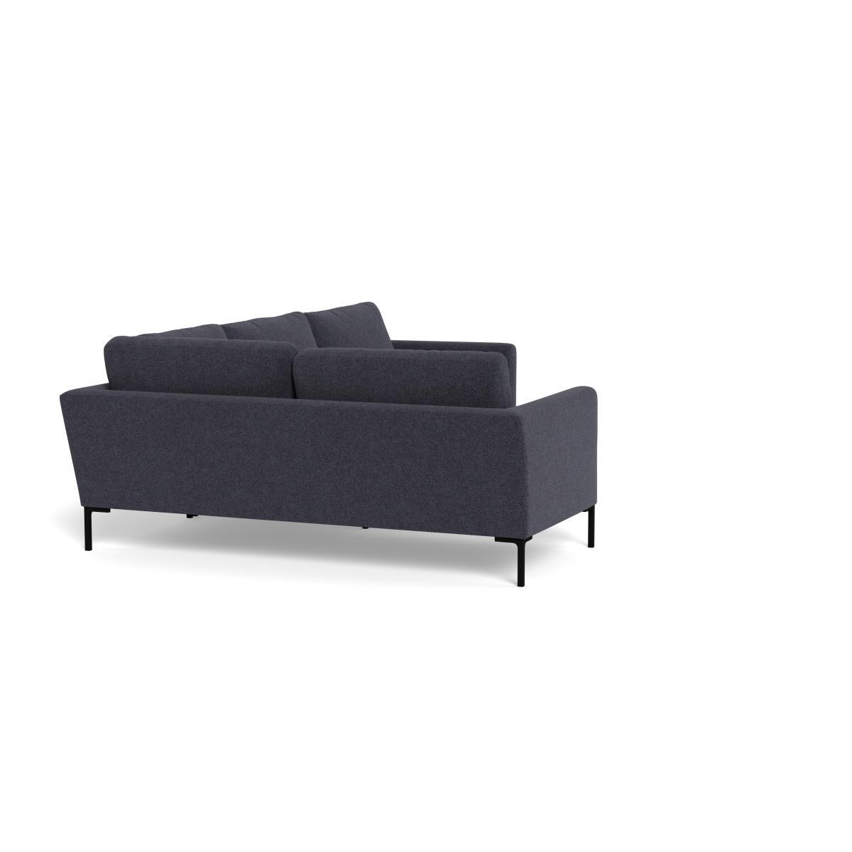 Heal's Eton Left Hand Facing Corner Sofa Texture Soot Black Feet - Heal's UK Furniture – image 2