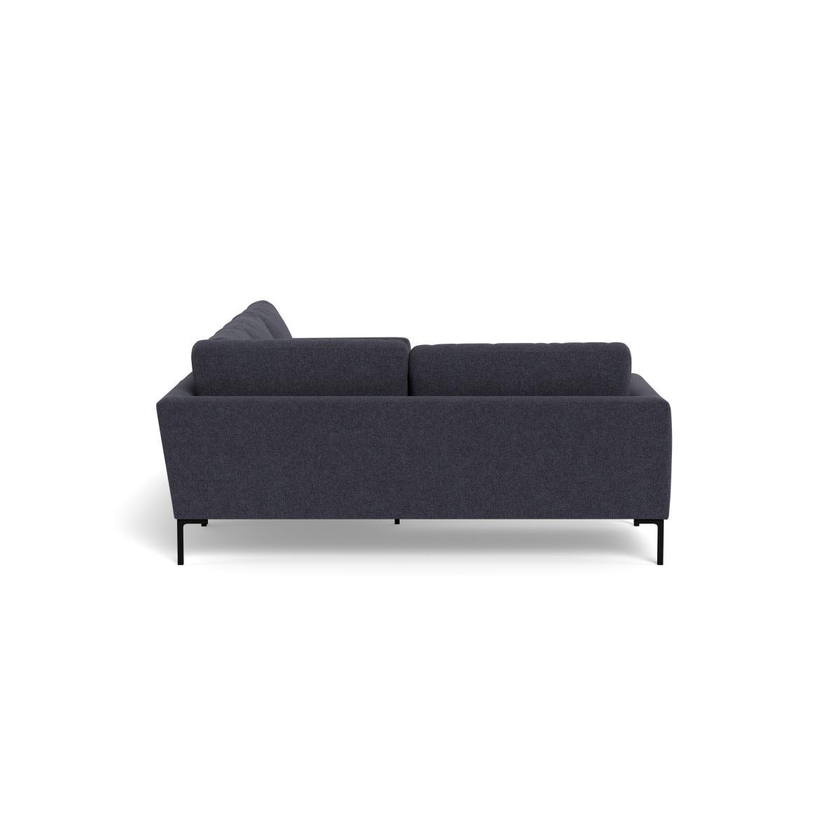 Heal's Eton Left Hand Facing Corner Sofa Texture Soot Black Feet - Heal's UK Furniture – image 3