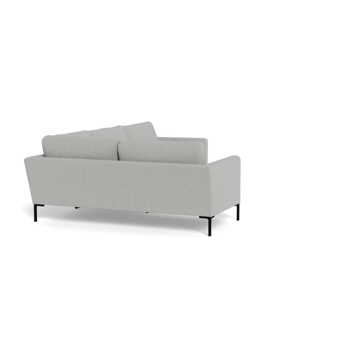 Heal's Eton Left Hand Facing Corner Sofa Melton Wool Limestone Brass Feet - Heal's UK Furniture – image 2
