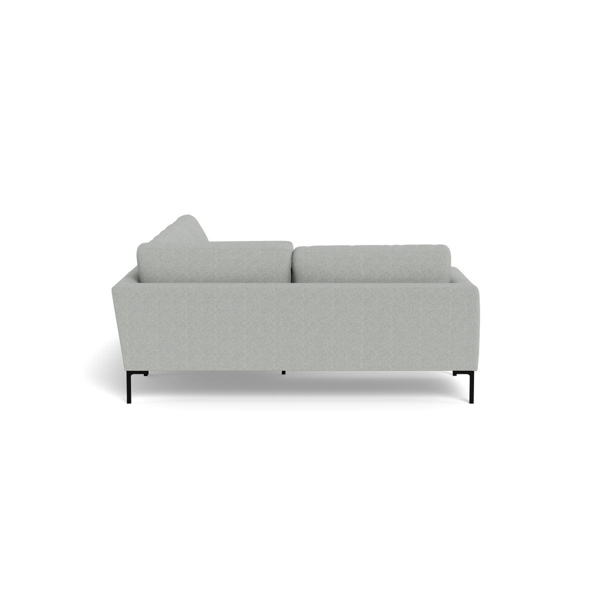 Heal's Eton Left Hand Facing Corner Sofa Melton Wool Limestone Brass Feet - Heal's UK Furniture – image 3