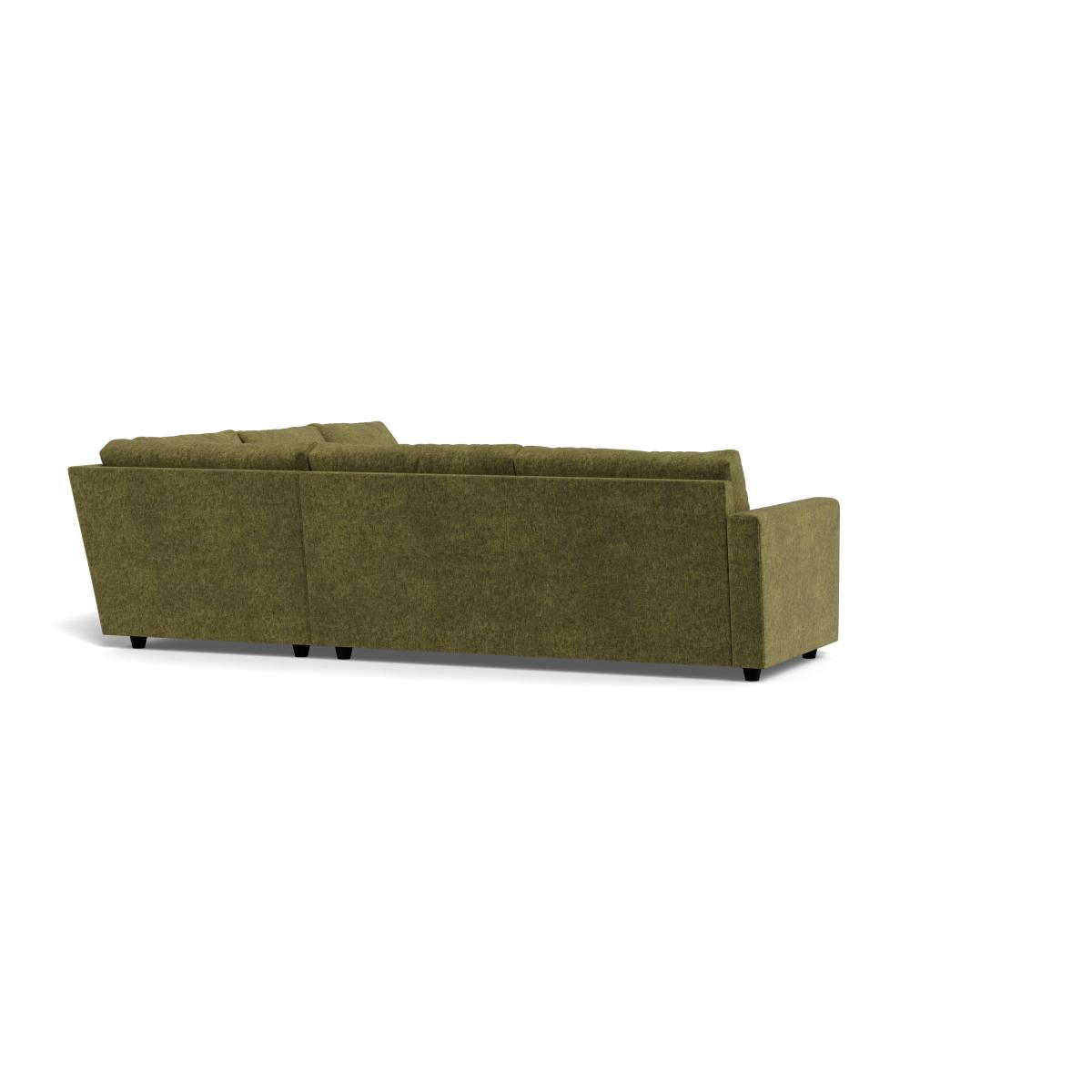 Heal's Nimbus II Full Corner Sofa (K+M+N) Boucle Velvet Wilder Black Feet – image 2