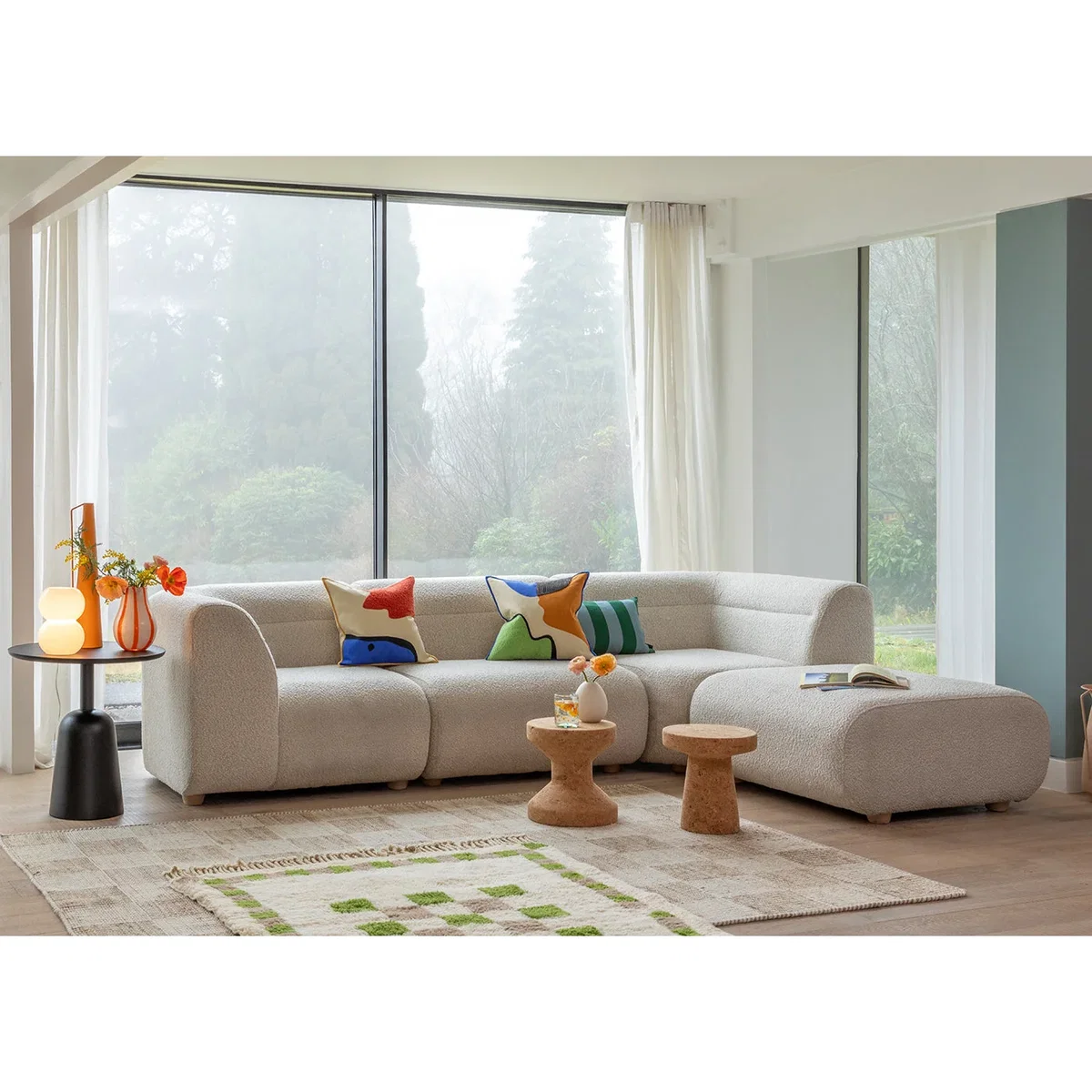 Heal's Lilli Right Hand Facing Curved Chaise Sofa – image 3