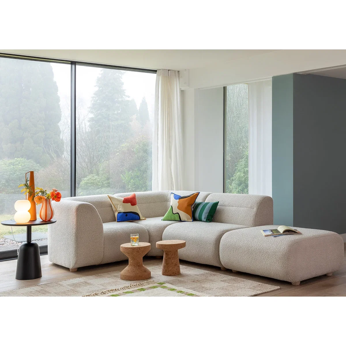 Heal's Lilli Right Hand Facing Curved Chaise Sofa – image 5