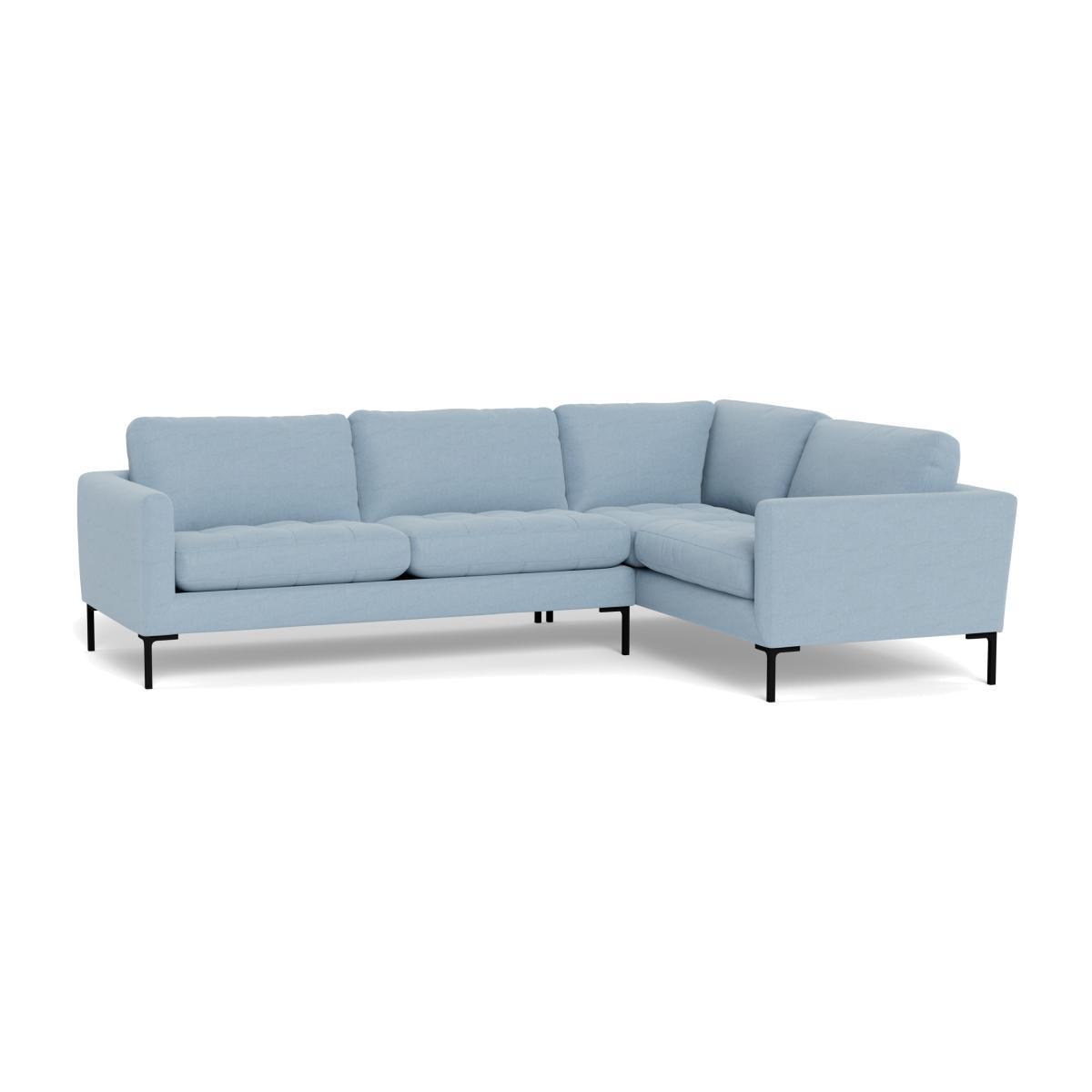 Heal's Eton Right Hand Facing Corner Sofa Capelo LinenCotton Sea Shanty Brass Feet - Heal's UK Furniture – image 1
