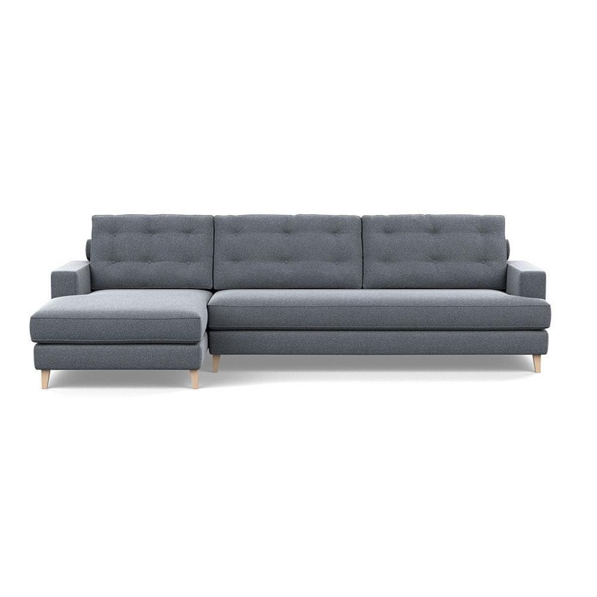 Heal's Mistral Left Hand Facing Corner Sofa Smart Luxe Velvet Mushroom Black Feet - Heal's UK Furniture – image 77