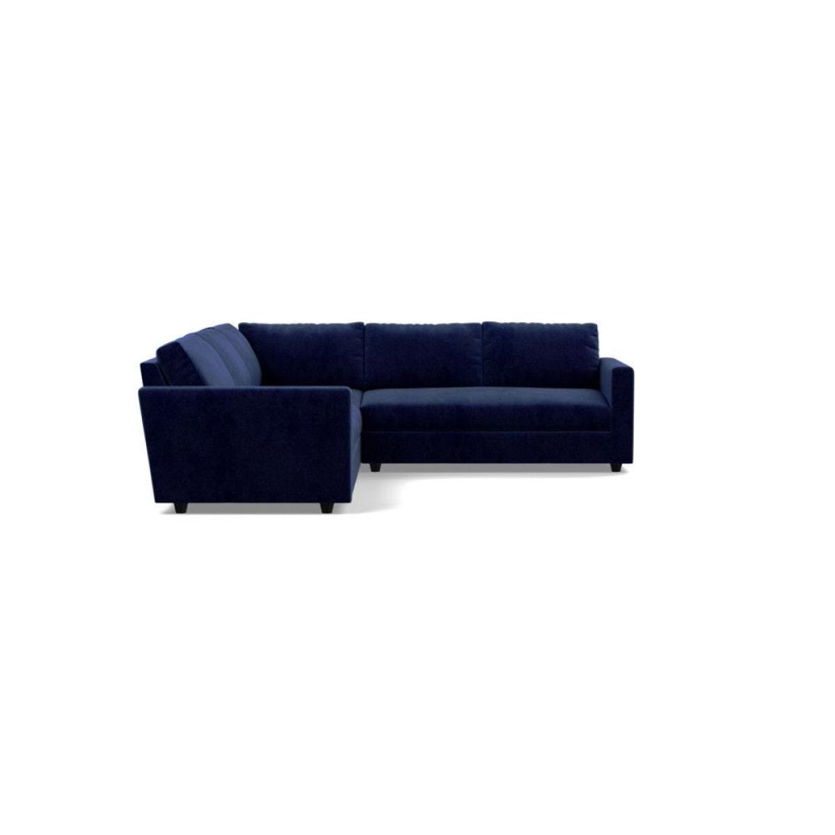Heal's Nimbus II Large Corner Sofa Smart Luxe Velvet Midnight - Heal's UK Furniture – image 32
