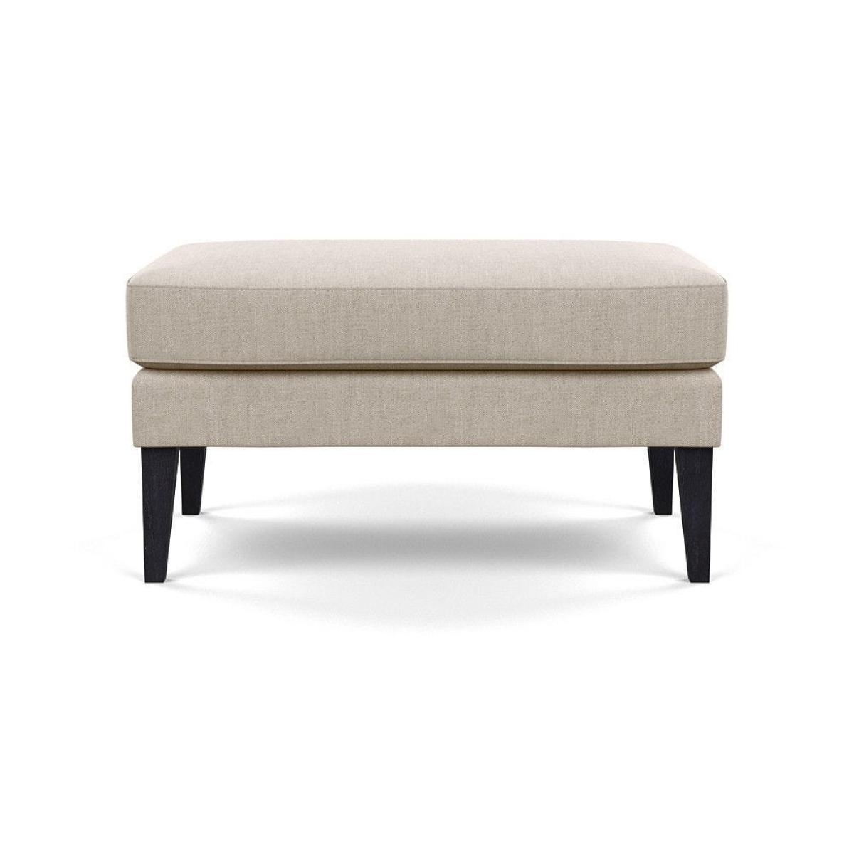 Heal's Eton Right Hand Facing Corner Sofa Smart Linen Mix Maroon Black Feet - Heal's UK Furniture – image 2