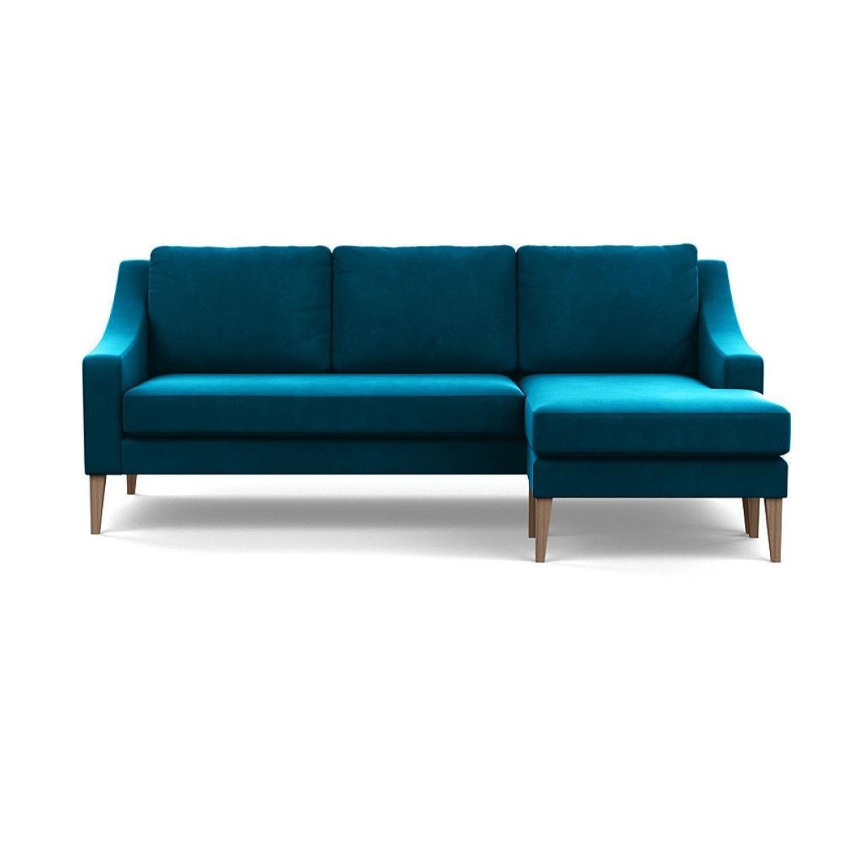 Heal's Eton Right Hand Facing Corner Sofa Smart Linen Mix Maroon Black Feet - Heal's UK Furniture – image 31