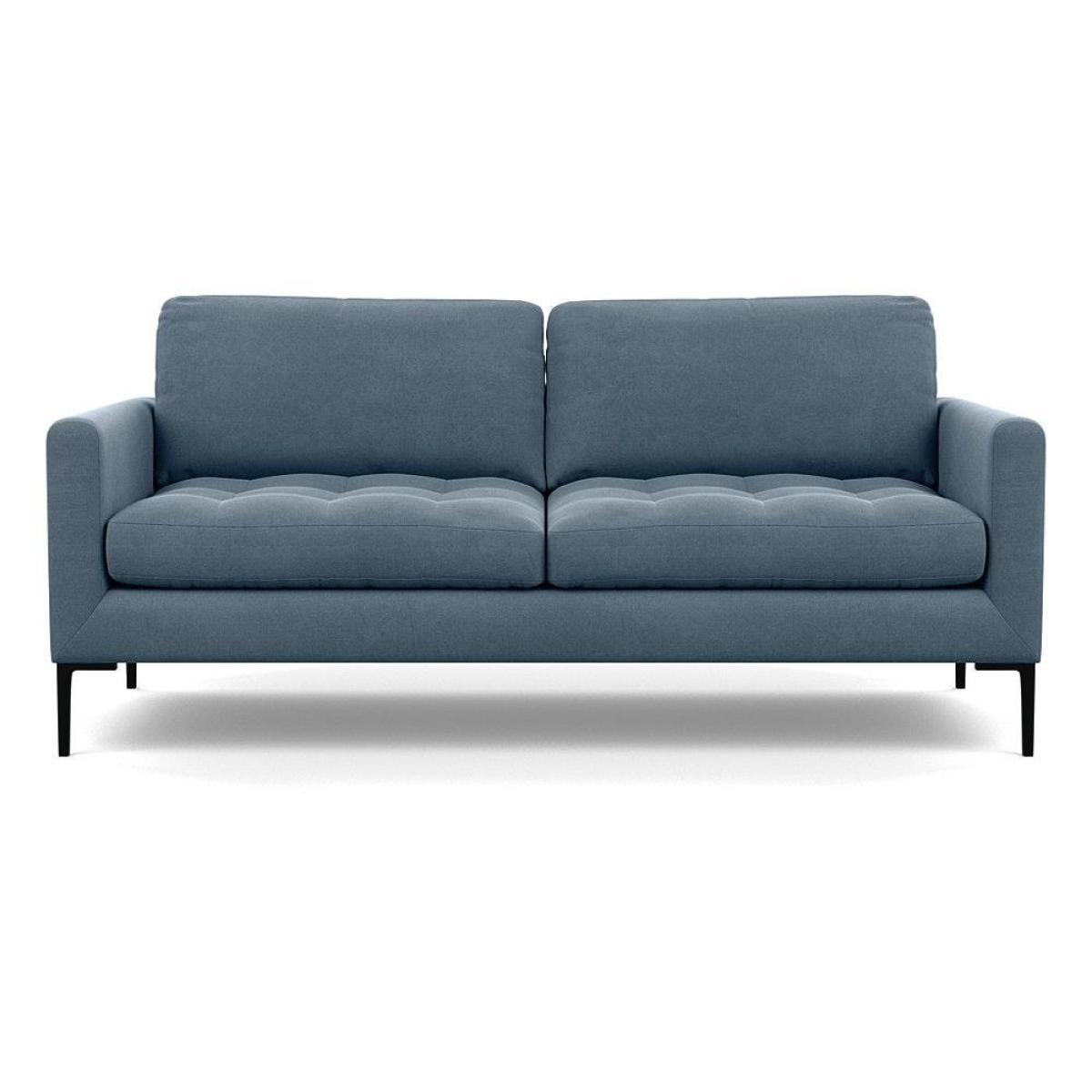 Heal's Eton Right Hand Facing Corner Sofa Smart Linen Mix Maroon Black Feet - Heal's UK Furniture – image 32