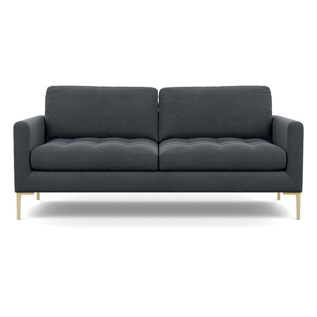 Heal's Eton Right Hand Facing Corner Sofa Smart Linen Mix Maroon Black Feet - Heal's UK Furniture – image 40