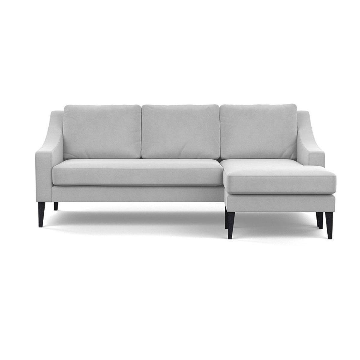 Heal's Eton Right Hand Facing Corner Sofa Smart Linen Mix Maroon Black Feet - Heal's UK Furniture – image 41