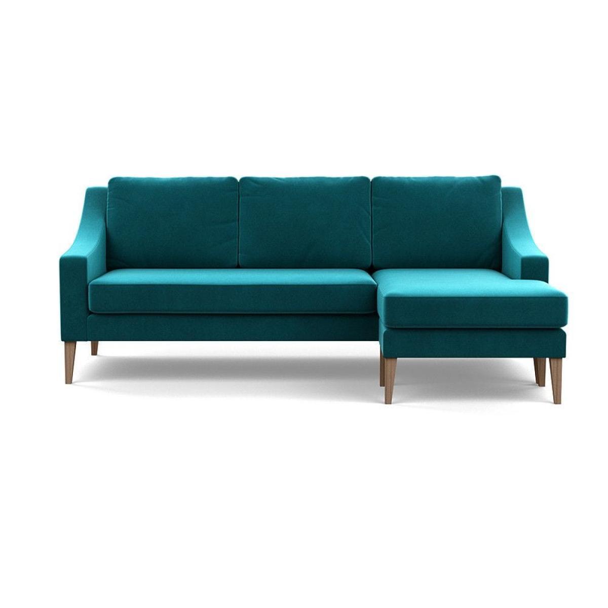 Heal's Eton Right Hand Facing Corner Sofa Smart Linen Mix Maroon Black Feet - Heal's UK Furniture – image 45