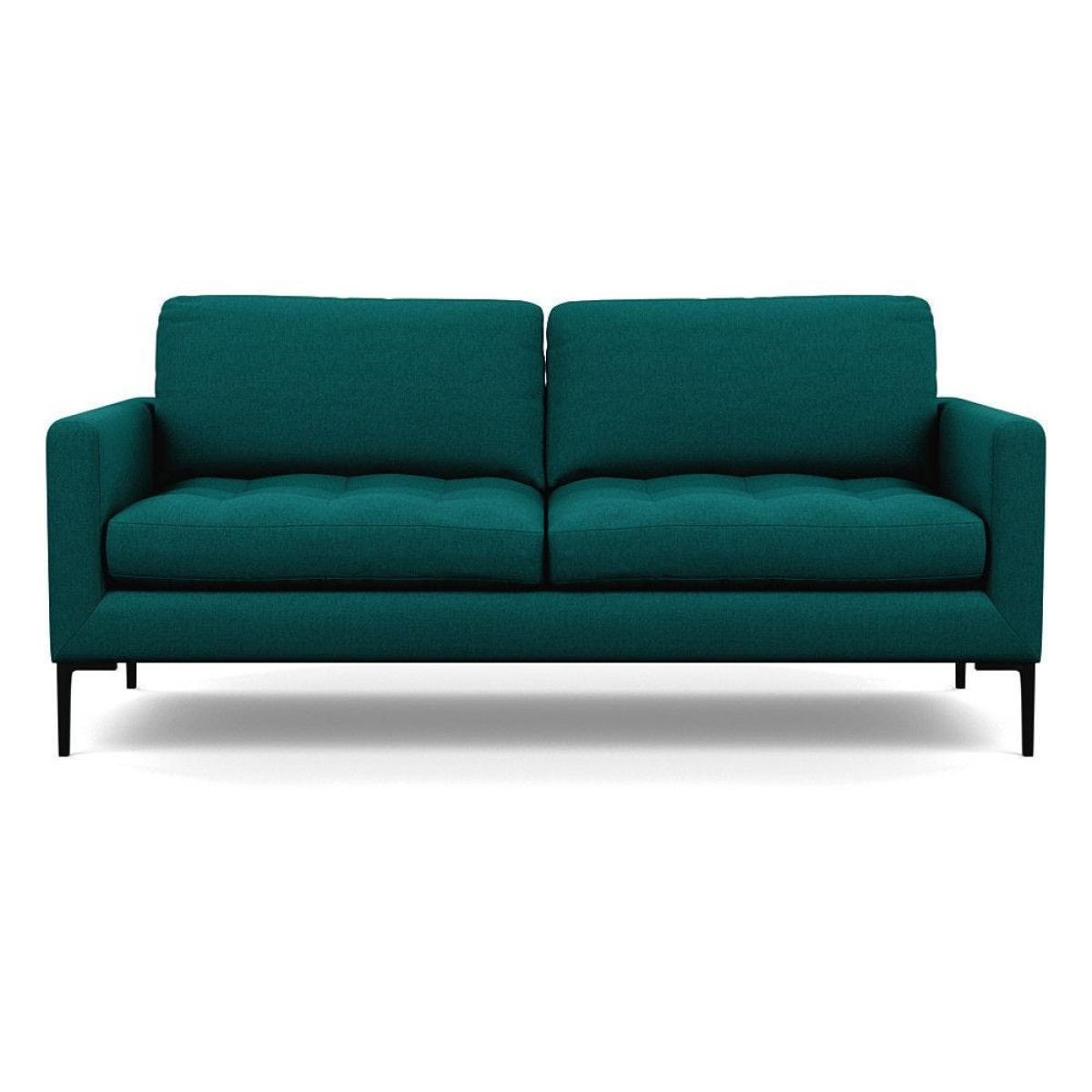 Heal's Eton Right Hand Facing Corner Sofa Smart Linen Mix Maroon Black Feet - Heal's UK Furniture – image 9